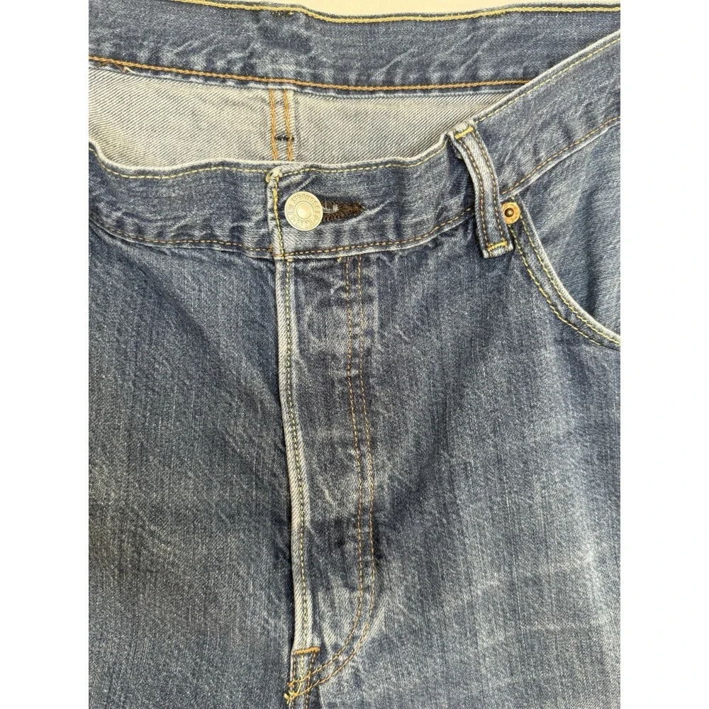 Levi Strauss 501 Men's Button Fly Denim Shorts Cotton Y2K 90s 38W